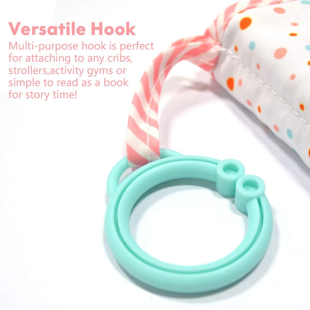 Baby's My First Family Album,Soft Cloth Photo Book,Baby Cloth Album with Photo Pockets