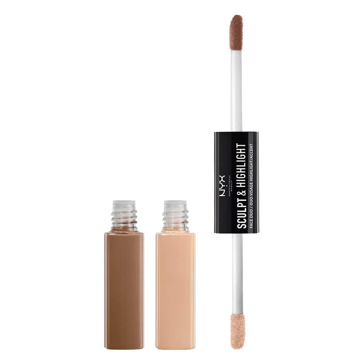 Nyx Professional Makeup Sculpt and Highlight face duo, Taupe, 28.72g