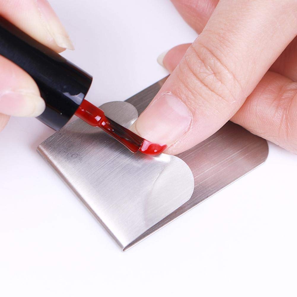 2pcs Stainless Steel Manicure Template French Line Edge Guide Trimmer Manicure Nail Art Beauty DIY Accessories Tool