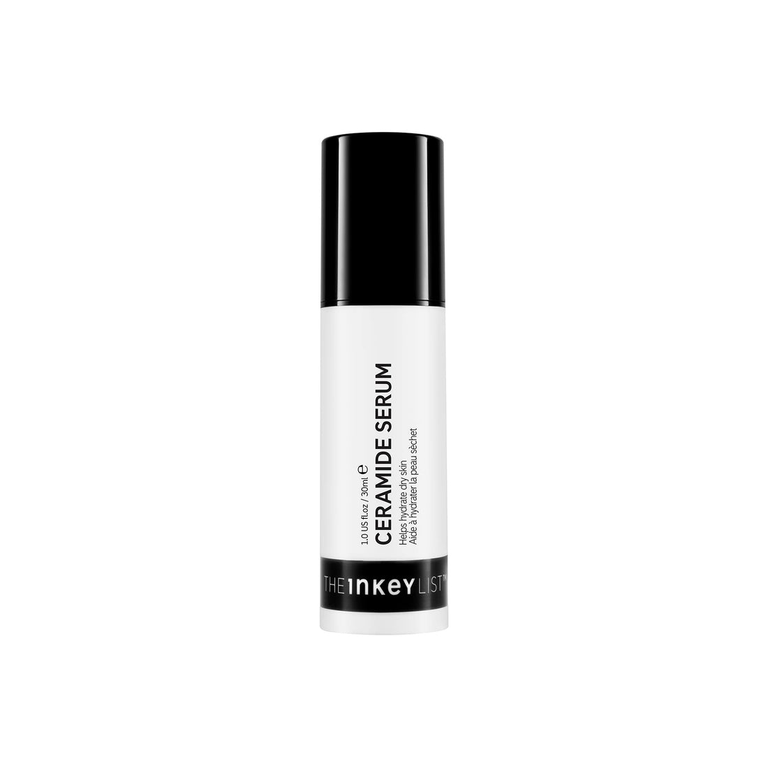 The INKEY List Ceramide Serum, Overnight Cream with Hyaluronic Acid to Rehydrate and Soothe Dry Skin, 1.01 fl oz