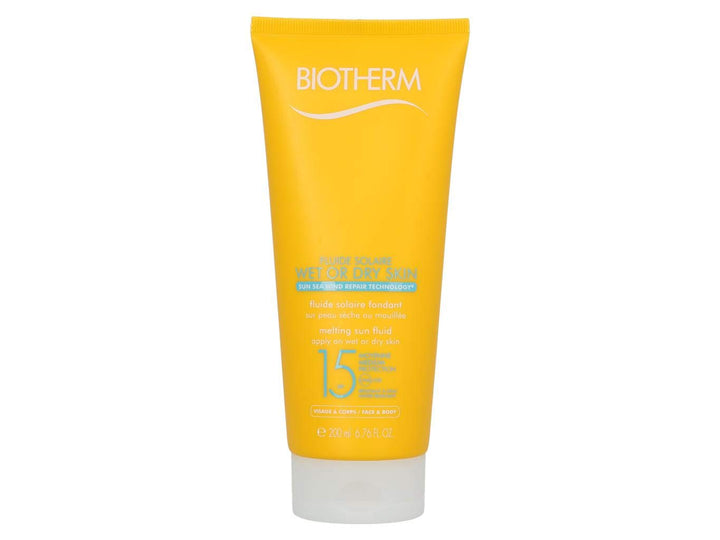Biotherm Fluide Solaire Wet Or Dry Skin Melting Sun Fluid SPF 15 For Face & Body - Water Resistant 200ml/6. 76oz