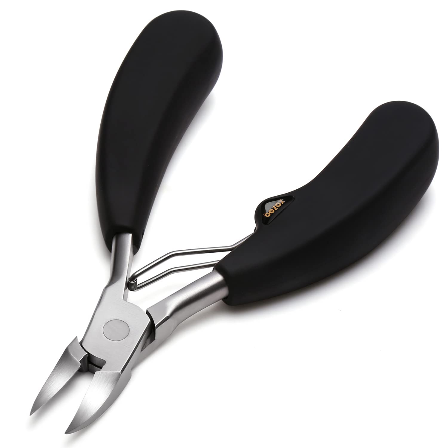 BEZOX - Precision Toenail Clippers Trimmer for Thick or Ingrown Toenails - Professional Nail Clippers W / Metal Box