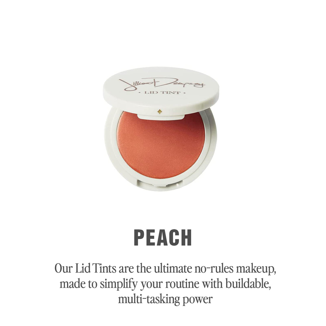 Jillian Dempsey Lid Tint Eye Shadow, Peach, 1 oz.