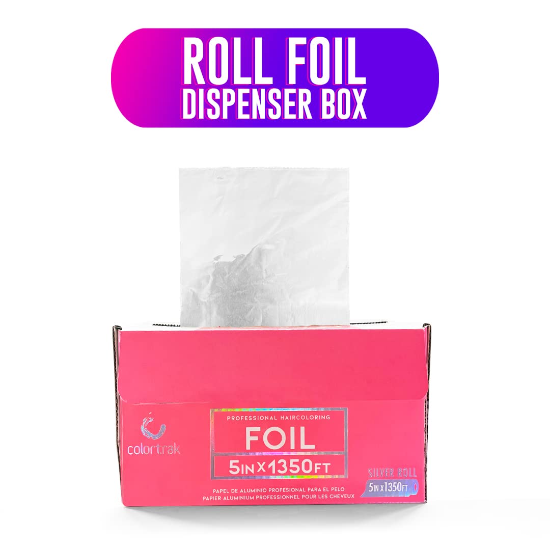 Colortrak Professional Highlighting Foil Roll, Silver (1350 feet)