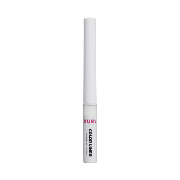 Ruby Kisses Color Liquid Eyeliner Water Resistant Long Lasting Eyeliner 3 ml (0.10 fl.oz.) (White)