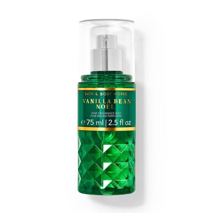 Bath and Body Works VANILLA BEAN NOEL Travel Size Fine Fragrance Mist 2.5 Fluid Ounce