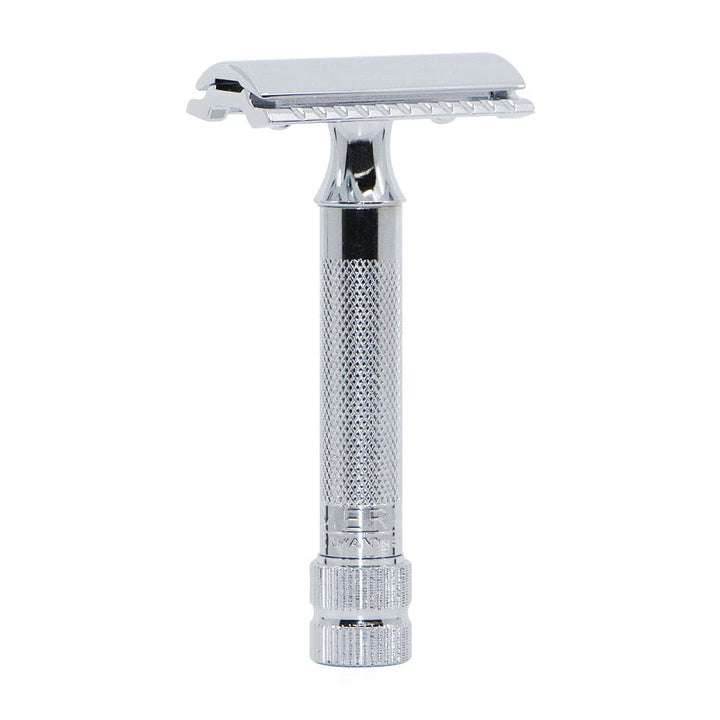 Merkur Mk34c Double Edge Razor with Heavy Duty Short Handle