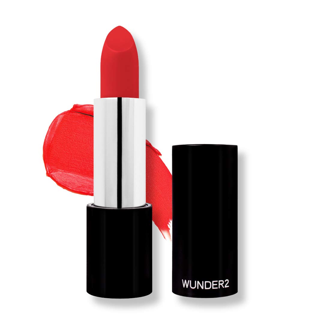 Wunder2 Makeup Long Lasting Matte Lip Stick, Color Coral Crush