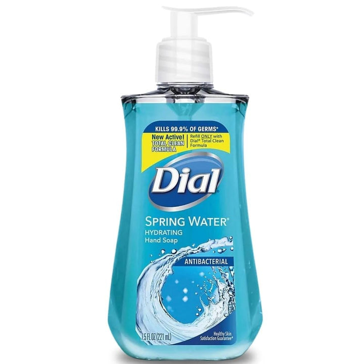 Dial Antibacterial Liquid Hand Soap with Moisturizer, Spring Water, 7.5 Ounce by Dial