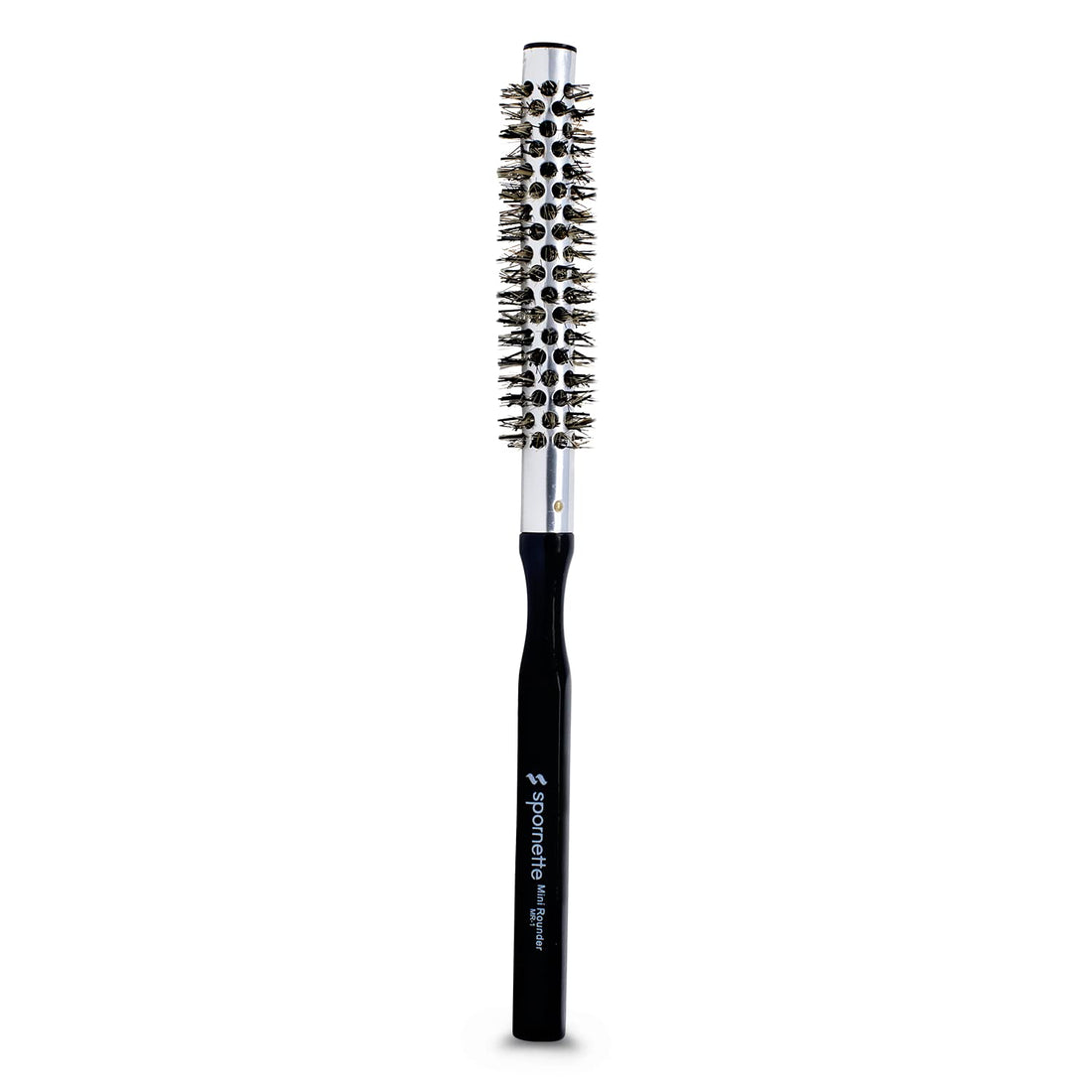 Spornette .75 Inch Mini Rounder Brush (mr-1) Small Round Hair Brush - Metal Thermal Barrel And Boar And Nylon Bristles For Blow Drying, Styling, And Volume To Short Hair And Bangs For Men And Women