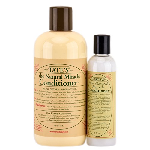 Tate's Natural Miracle Conditioner - 18 fl oz with FREE 5 fl oz Mini Conditioner!