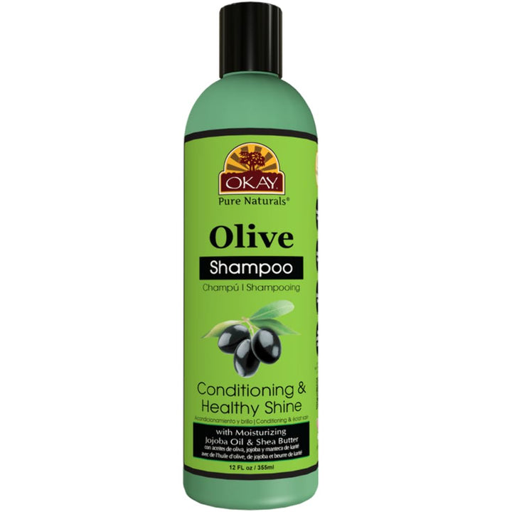 OKAY Olive Oil Shampoo, 12 Fluid Ounce