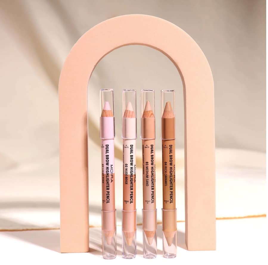 Moira Dual Brow Highlighter Pencil (001, Light Pink)