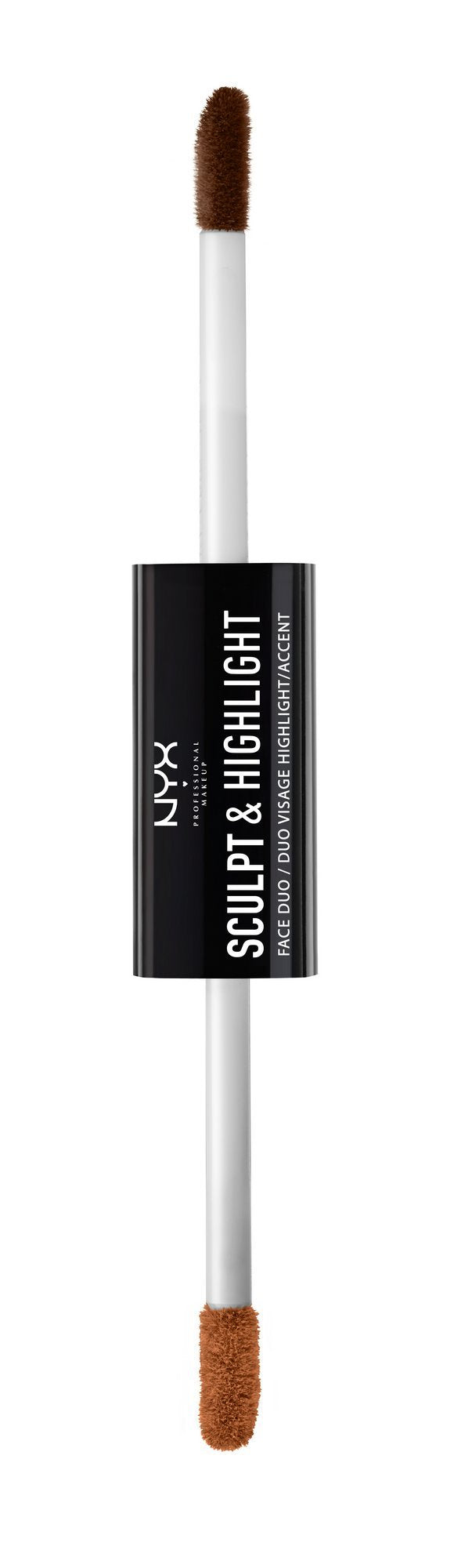 Nyx Professional Makeup Sculpt and Highlight Face Duo, Espresso/Honey, 10.6 ml
