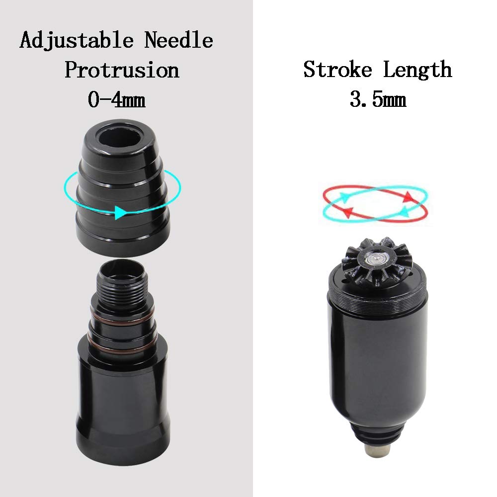 Rotary Tattoo Pen Machine - SOTICA Rotary Tattoo Machine & Permanent Makeup Pen Tattoo Gun with Cartridge Tattoo Pen rca Cord for Liner Shader Supply Cartridge Needles Tattoo Supplies