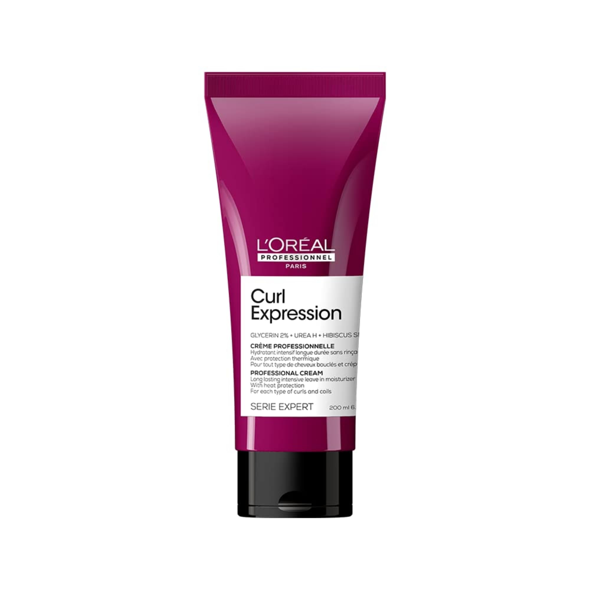 L'Oréal Professionnel Curl Expression Leave-In Cream - For Curly and Coily Hair, Provides 2X More Hydration, Paraben Free