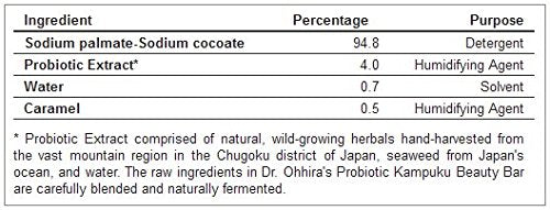 Dr. Ohhira's Probiotic Kampuku Beauty Bar