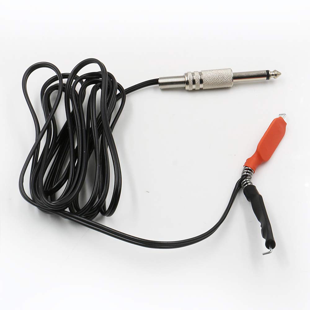 Jconly Tattoo Clip Cord - 8.2FT Long Professional Silicone Tattoo Machine Cables Hook Line Tattoo Accessories Clip Cord for Tattoo Machine Gun Power Supply, Tattoo Kits