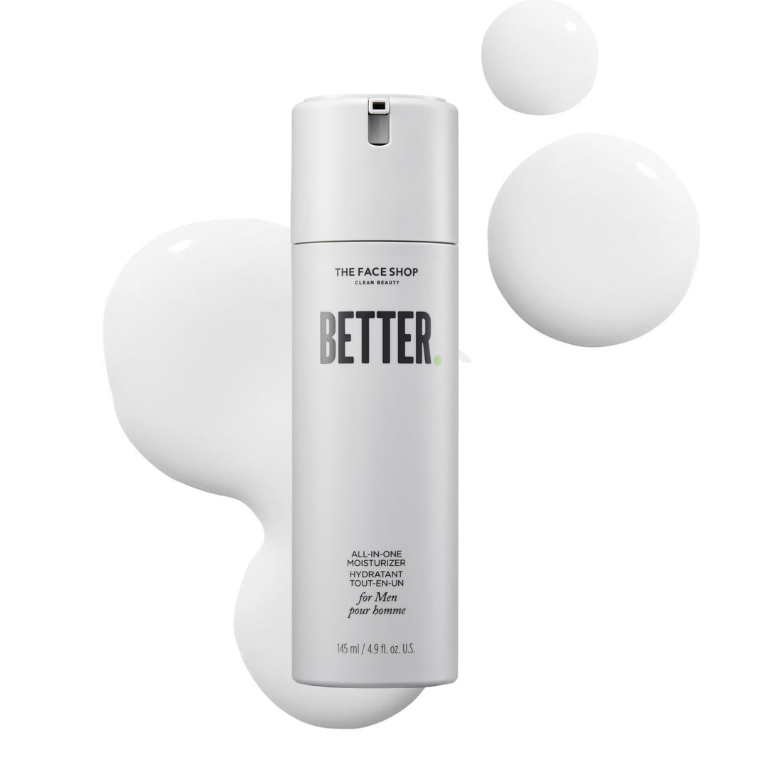 THE FACE SHOP Better All-in-one Men Daily Face Moisturizer, Aftershave with Hyaluronic Acid & Niacinamide, Lightweight, Non-sticky Formula, Hydrates & Soothes Post-Shave Irritation, Korean Skin Care