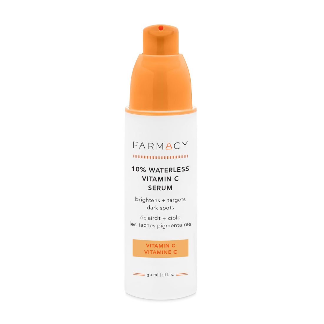 Farmacy 10% Vitamin C Serum for Face - Brightening Vitamin C Face Serum to Firm + Smooth Skin Texture - L Ascorbic Acid + Tangerine Peel Infused Skin Care to Hydrate and Even Skin Tone (30ml)
