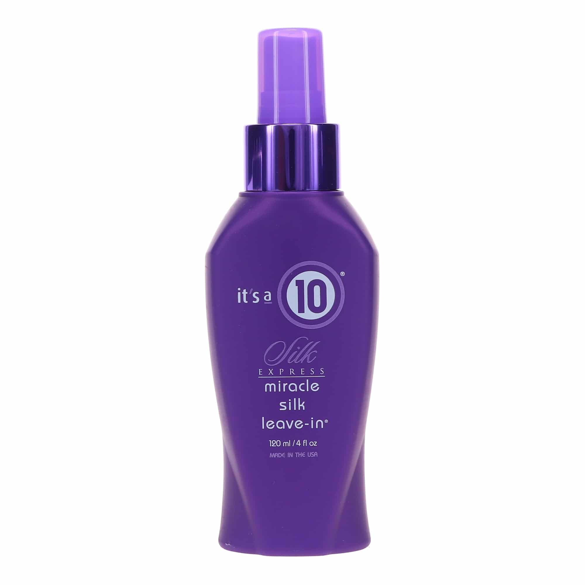 It's a 10 Miracle Silk Express Leave-In Conditioner, 4 Ounce