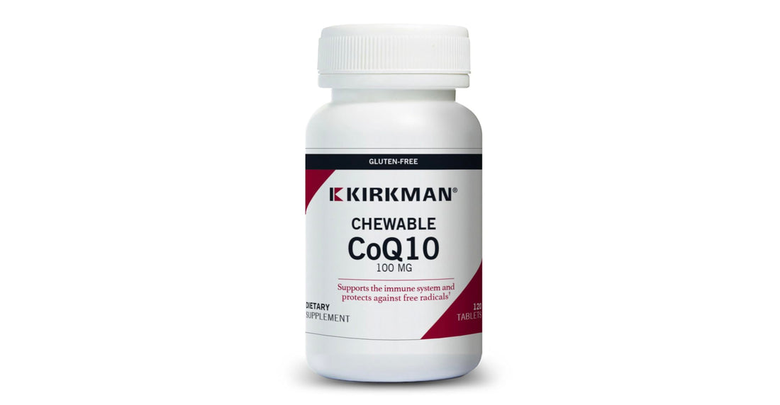 Kirkman Coenzyme Q10 25 mg - Hypoallergenic || 100 Vegetarian Capsules || CoQ10 || Supports Immune System || Gluten and Casein Free || Capsules are Plant Based