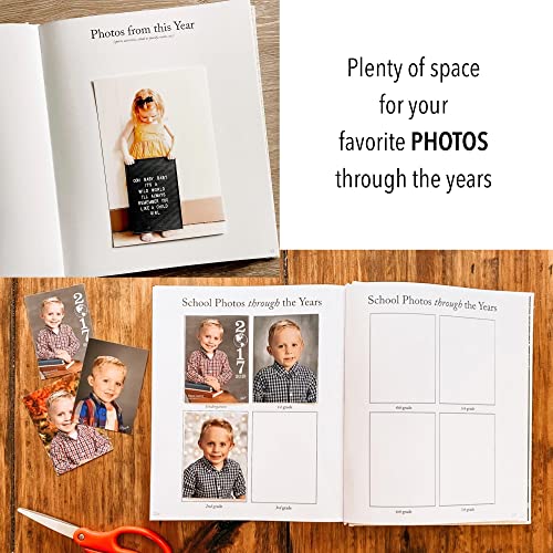 Mother Daughter Journal – Durable Dear Daughter Journal Keepsake – Linen Baby Memory Book - Unique Gifts for Daughter (Grey, 230 Pages)