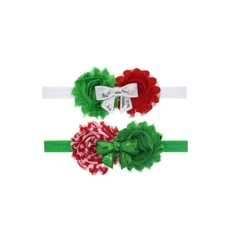 BinaryABC Christmas Headbands Hairband Hair Bows,2PCS(Random Color)