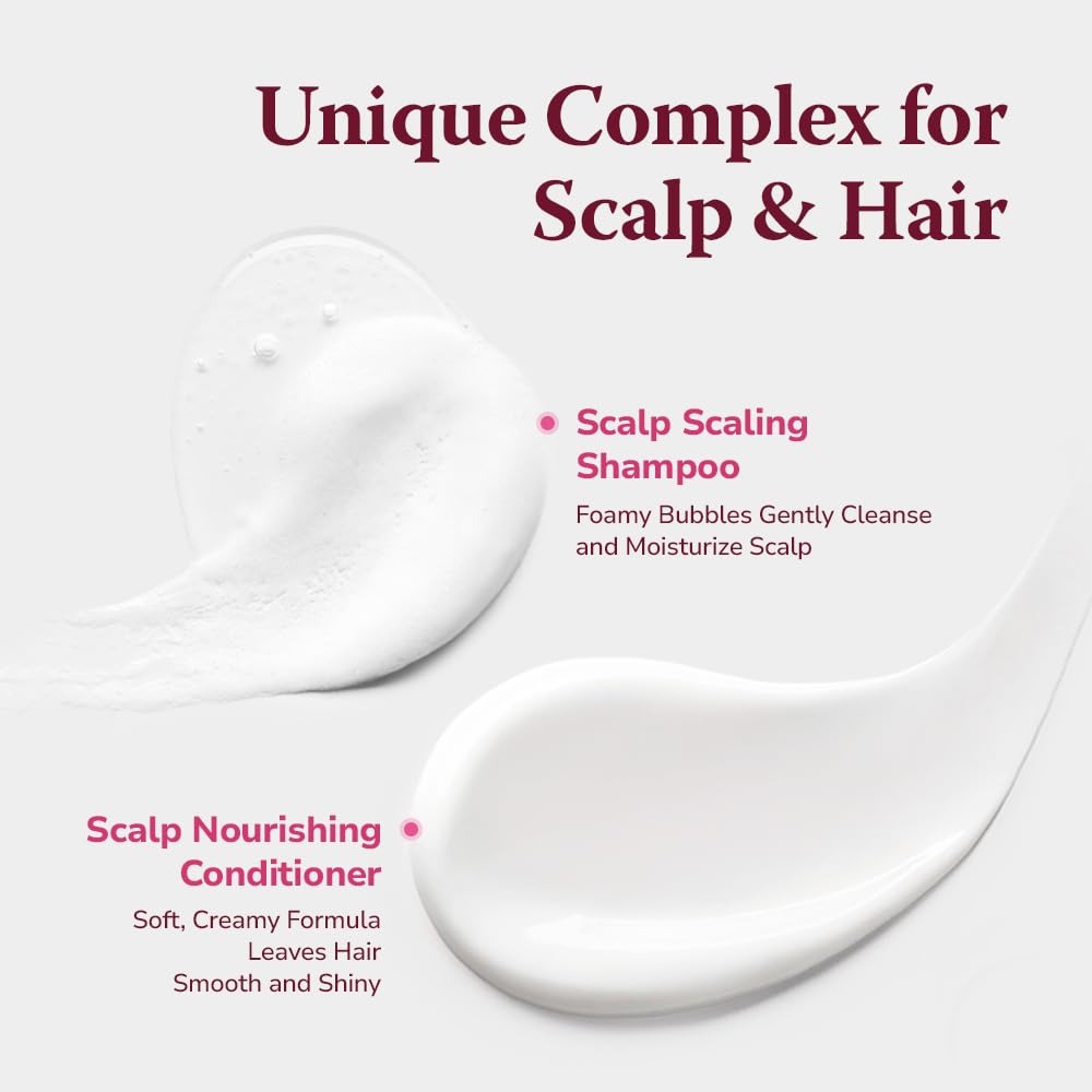 HIMALAYA PINKSALT Shampoo and Conditioner Set - Clarifying and Nourishing Hair Care Set for Itchy Scalp and Dry Hair - Apple Cider Vinegar, Natural Oil, Silicone-Free, Sulfate Free (21.1 oz x2)