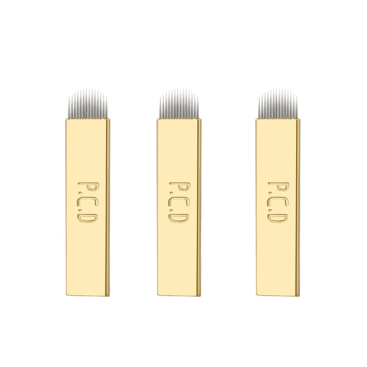 PCD Microblading Needles 12 u,New Star Tattoo 50pcs PCD 12 U-Shape Permanent Makeup Manual Eyebrow Tattoo Needles Microblading Blades for Permanent Makeup Supplies 12U Manual Eyebrow Blades