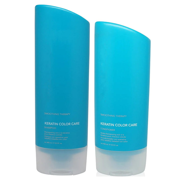 Kruvix Keratin Color Care Smoothing Therapy Shampoo and Conditioner 13.5 Ounce Each DUO