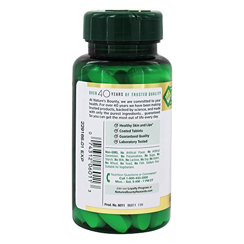 Nature's Bounty L-Lysine, 1000mg, 60 Tablets