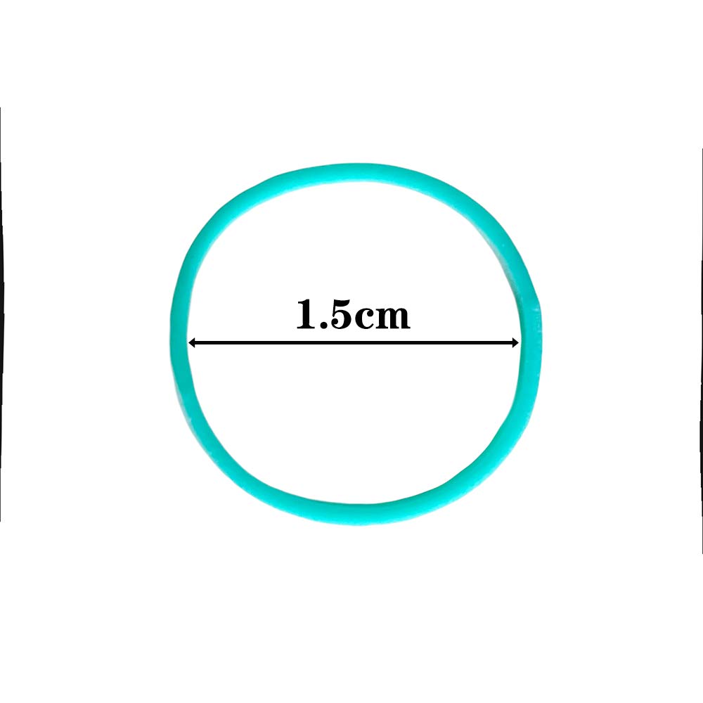 Munax Huren Multi Candy Color Baby Girl's Kids Hair Holder Hair Tie Elastic Rubber Bands 1000Pcs