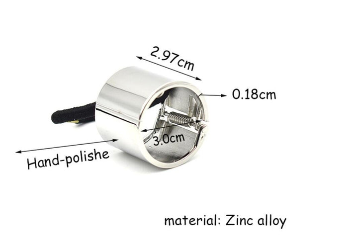 Healthcom Circle Cuff Metal Hair Ties Hair Band Hair Rope Accessories Metal Elastic Hair Clips Ponytail Hair Cuff Headwear Hair Band Hair Holder for Women Girl (4 PCS)