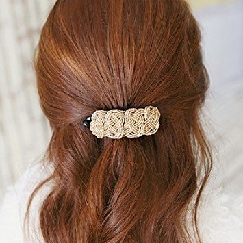 Meilliwish Noble Lady Girl Hair Clip Ponytail Holder(H35)(DarkBlue)