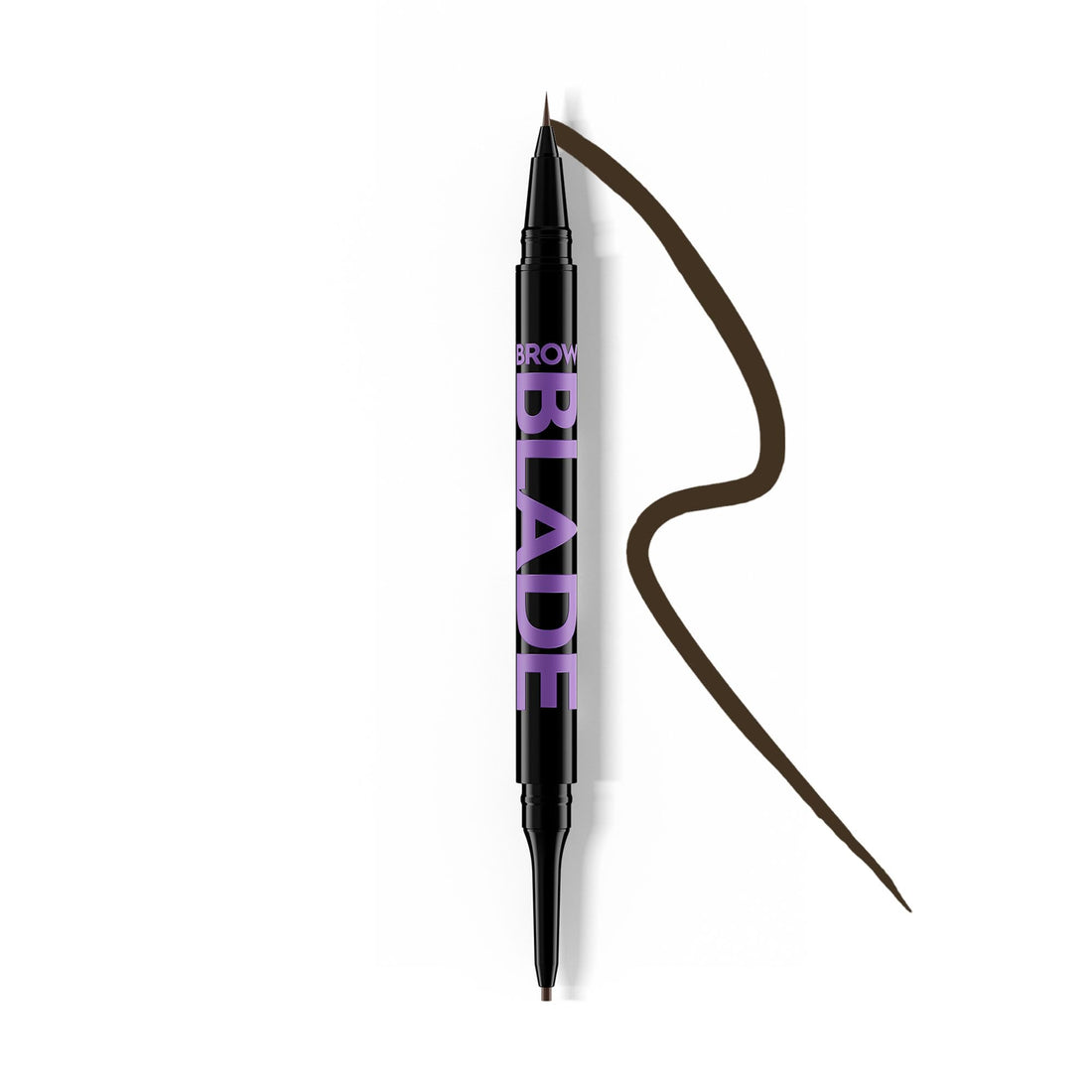 Urban Decay Brow Blade 2-in-1 Eyebrow Pen & Waterproof Pencil (Dark Drapes - Dark Brown), Smudge-proof, Transfer-resistant, Ink Stain & Creamy Brow Pencil, Vegan, Cruelty-free - 0.01 oz