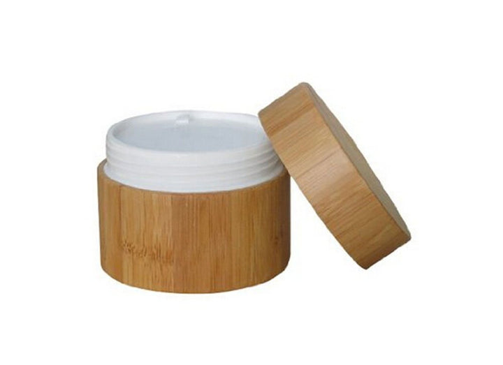 30ML : TOPWEL 15ml/30ml/50ml/100ml Environmental Bamboo Empty Refillable Cosmetic Cream Jar Storage Bottle Container Bottle (30ML)