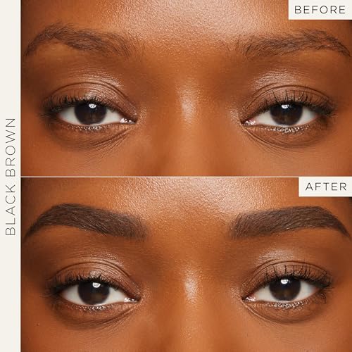 tarte big ego sketch and set brow pencil and tinted gel - black brown - full size