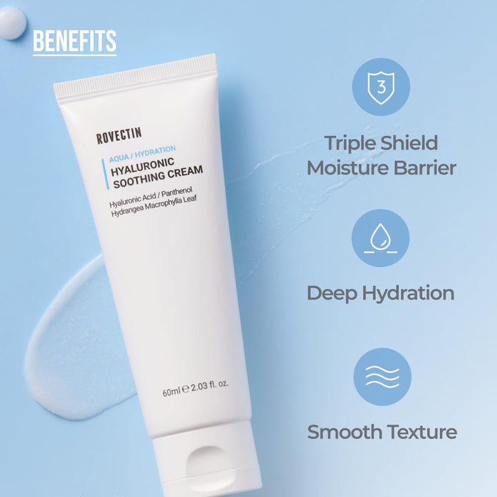 Rovectin Skin Essentials Barrier Repair Facial Moisturizer, Aqua Concentrate (60ml) | Hydrating, Brightening