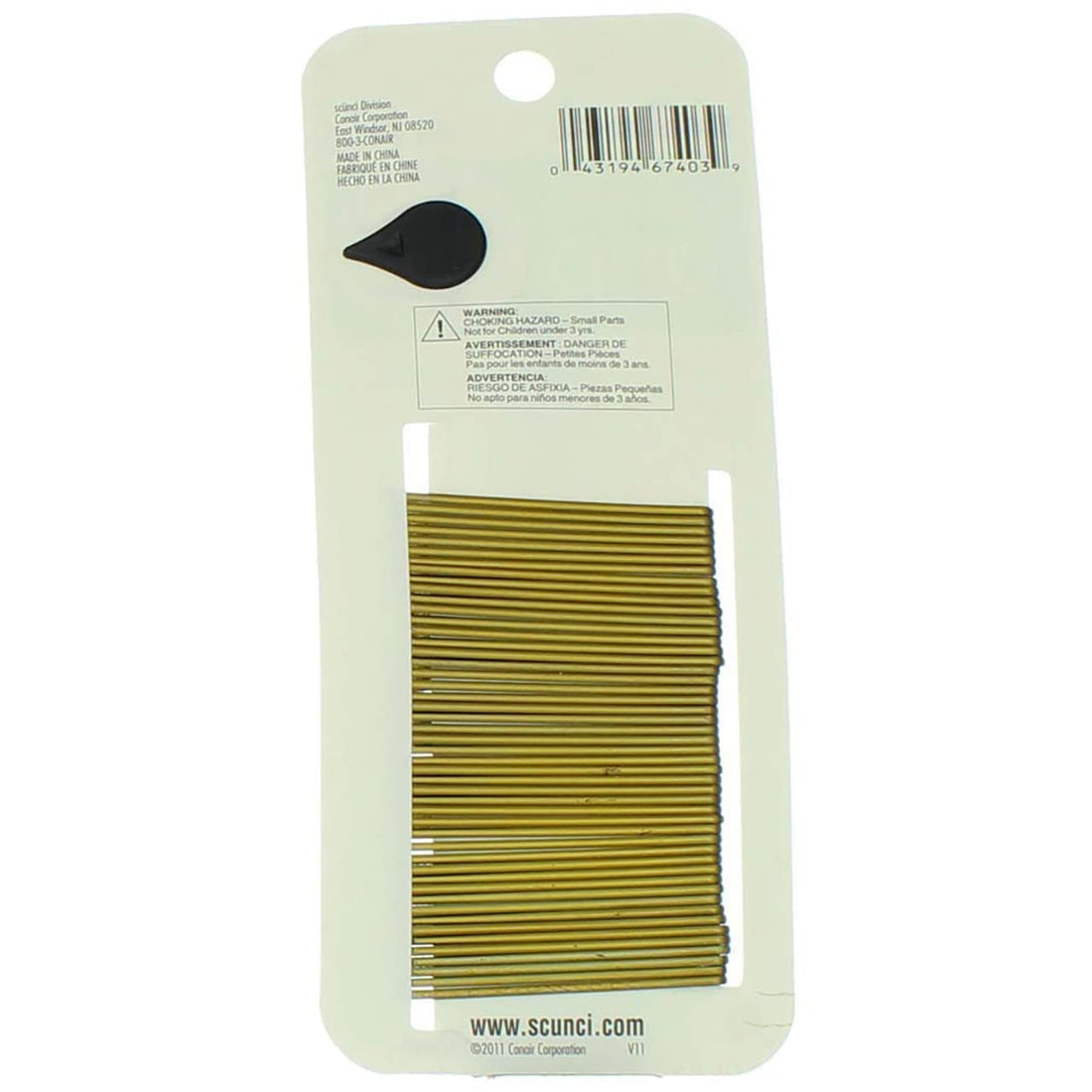 Scunci No-Slip Grip Bobby Pins 48 ct.
