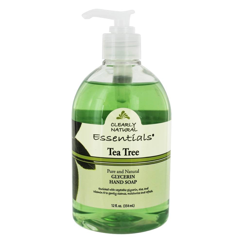 Clearly Natural Liquid Soap With Pump Tea Tree 12 Ounces