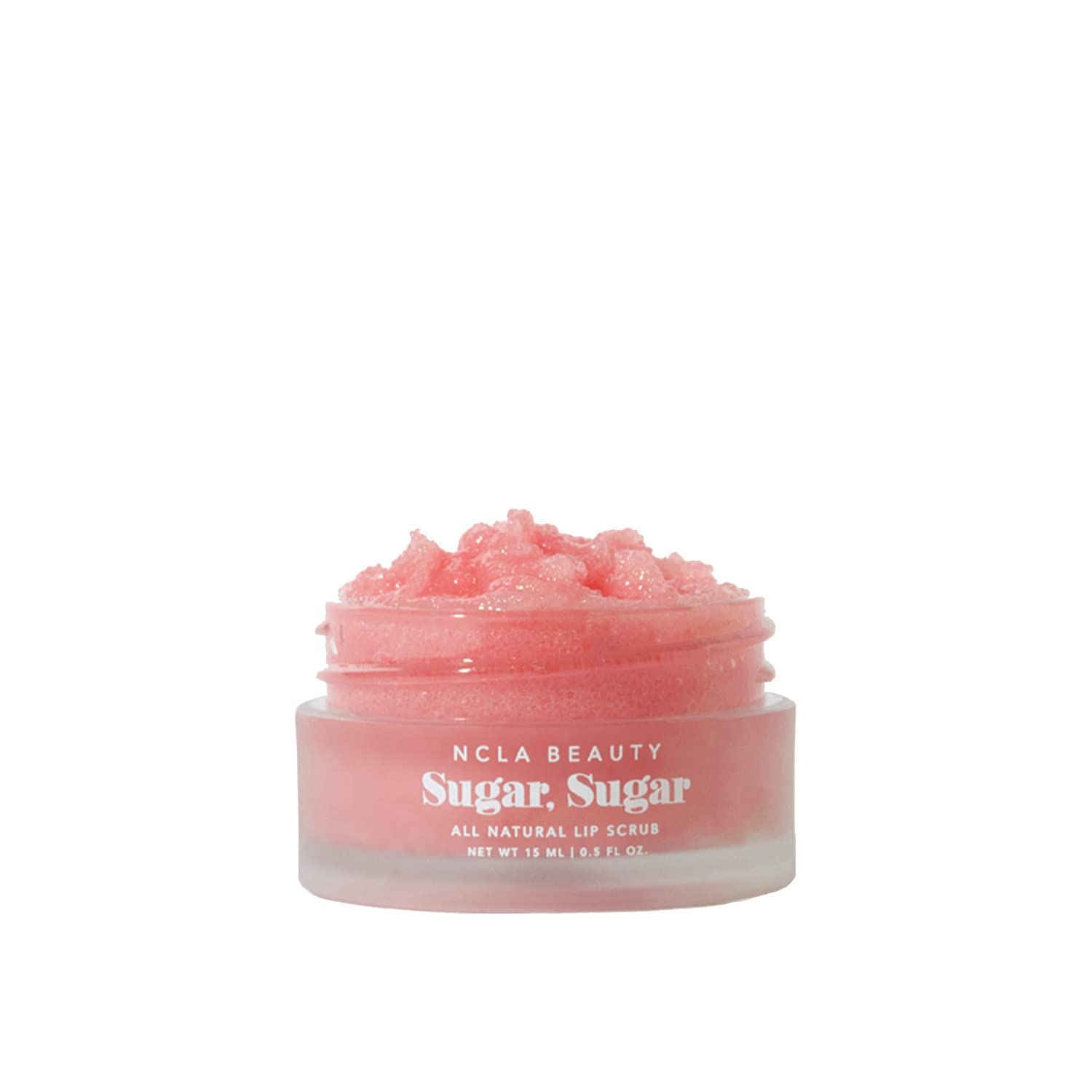 NCLA - Natural Sugar, Sugar Lip Scrub | Vegan, Cruelty-Free, Clean Skincare (Pink Champagne)