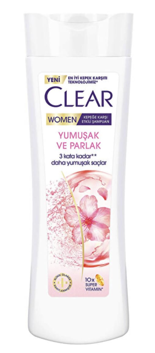 Generic Clear Women Anti-Dandruff Shampoo Soft Shiny Cherry Blossom Essence & Keratin 350 ml