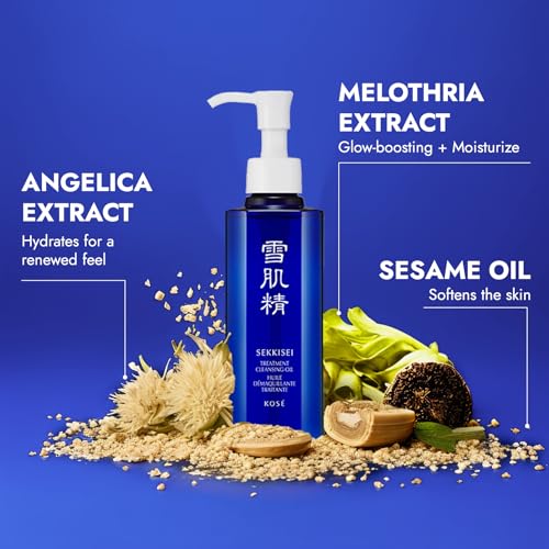 SEKKISEI Treatment Cleansing Oil, Facial Cleanser & Makeup Remover, 10.1 Ounce