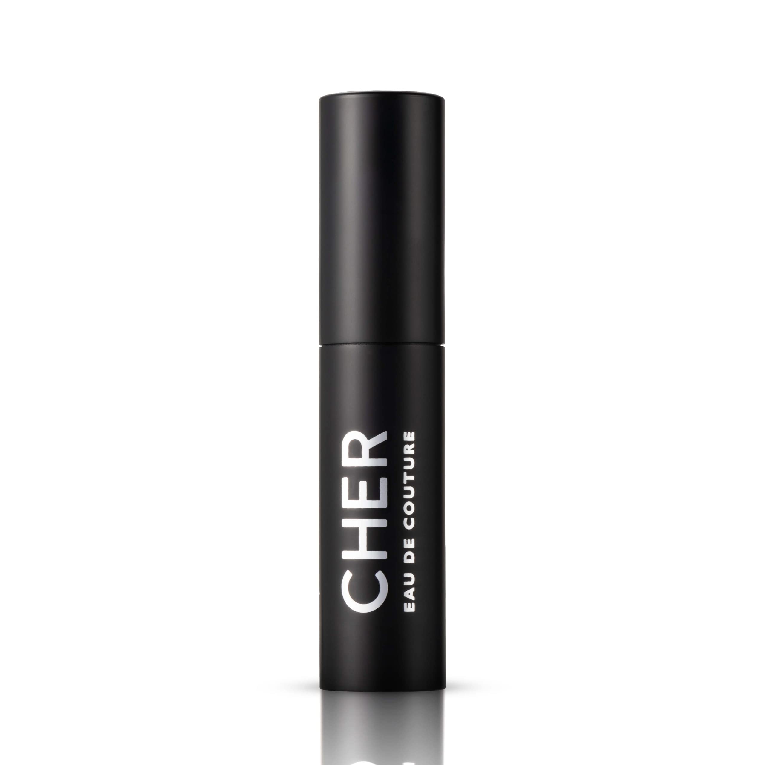 Cher Eau de Couture Atomizer in a Luxury, Matte Mini for Travel, a Spicy, Bold & Classic Scent with Notes of Bergamot, Jasmine & Vanilla Orchid, 0.34 fl oz