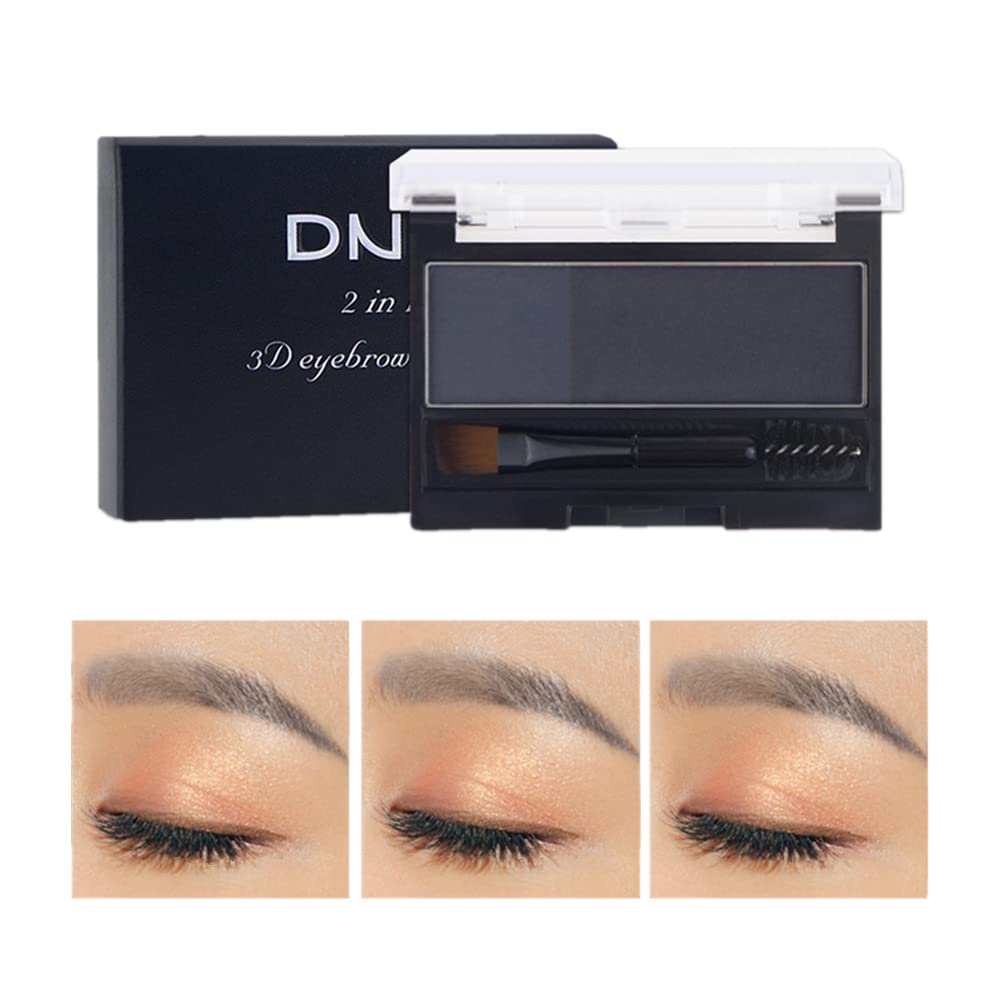 SNOVO Professional eyebrow Palette Eyebrow makeup is available in 5 colors (01# Gray-black)