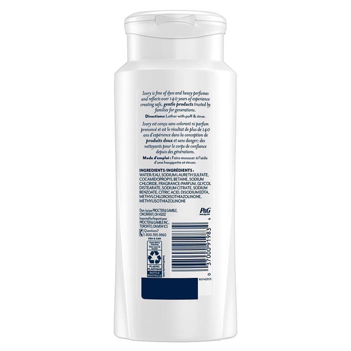 Ivory Ivory Simple Ivory Body Wash, 24 oz (Pack of 3)