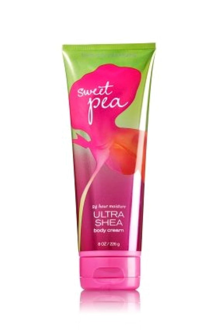 Bath and Body Works Sweet Pea Ultra Shea Body Cream 8 Ounces