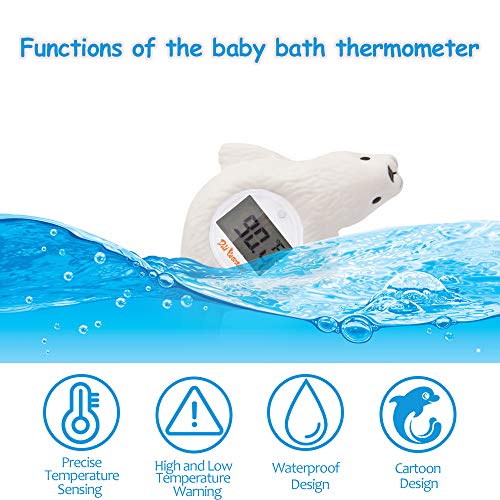 Doli Yearning Upgrade Baby Bath Thermometer Room Temperature| Water Thermometer|Kids' Bathroom Safety Products| Baby Bath(Seal Shape)/, LCD