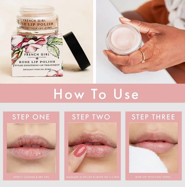 French Girl Organics - Organic / Vegan Rose Lip Polish (1 oz / 30 ml)